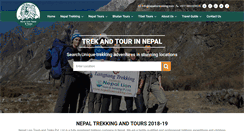 Desktop Screenshot of nepalliontrekking.com